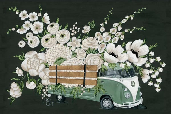 Hollihocks Art