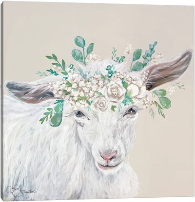 Faith the Goat Canvas Art Print
