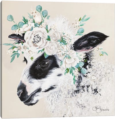 Grace the Lamb Canvas Art Print