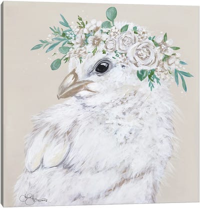 Joy the Chick Canvas Art Print