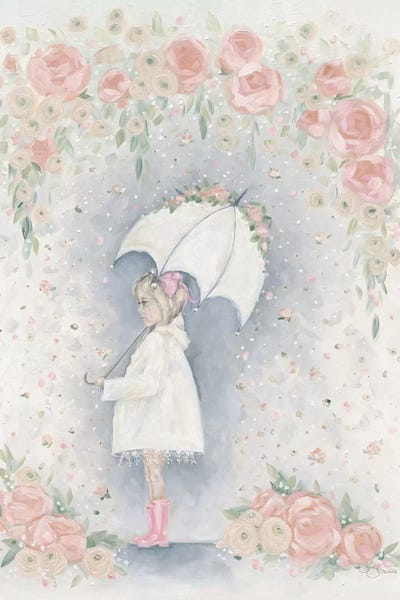 Umbrellas: Georgia In The Rain by Hollihocks Art