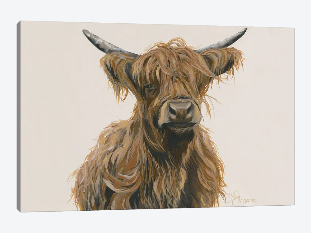 Highland Harry by Hollihocks Art 1-piece Canvas Art Print