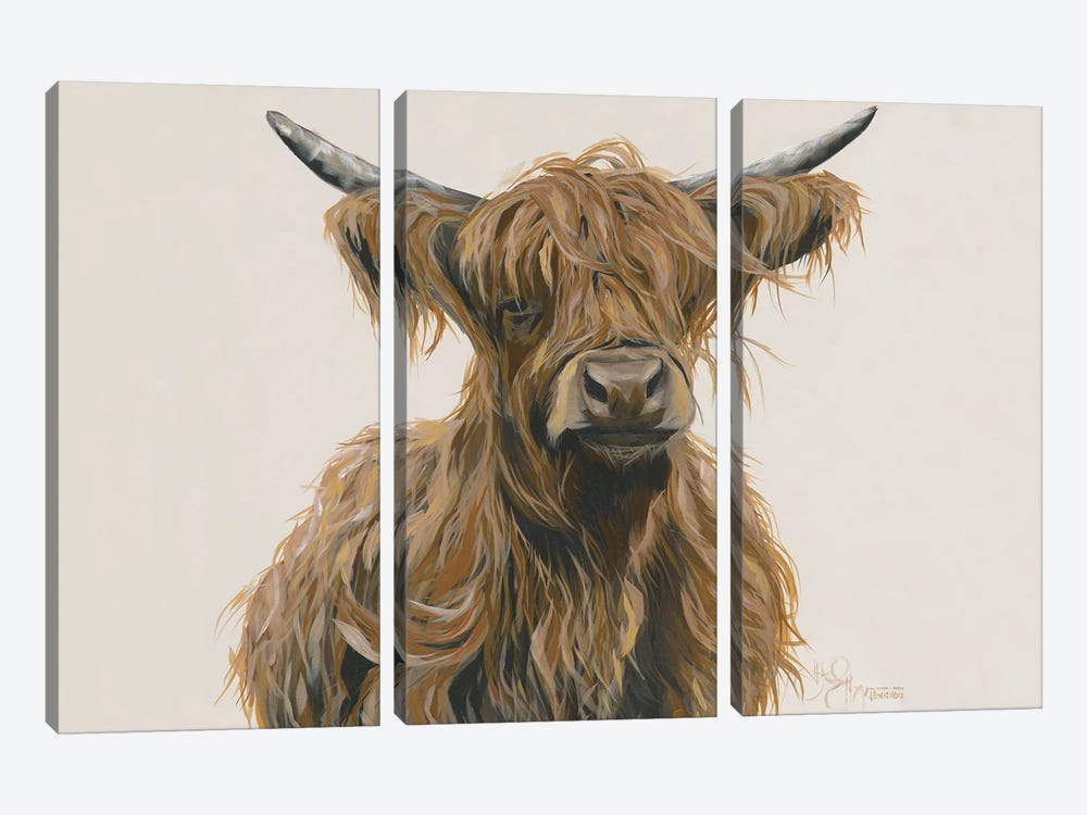 Highland Harry by Hollihocks Art 3-piece Art Print