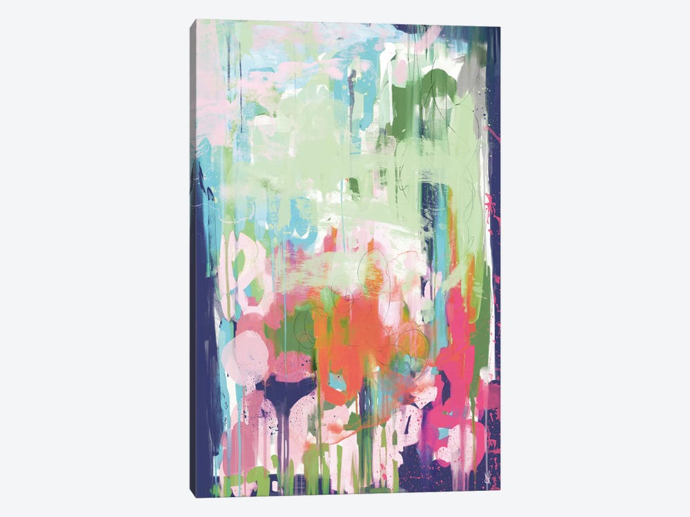 Floral Abstract by Dan Hobday 1-piece Canvas Art Print