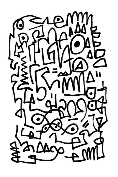 Black & White Minimalist Décor: Sqwig by Dan Hobday