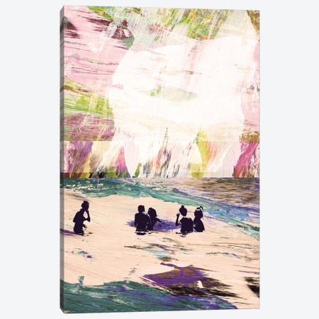Beach Day Canvas Print #HOB14} by Dan Hobday Canvas Wall Art