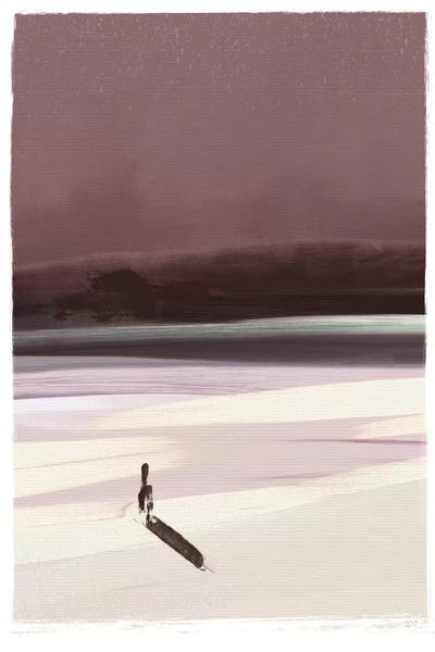Moments Of Clarity: Beach Figure by Dan Hobday