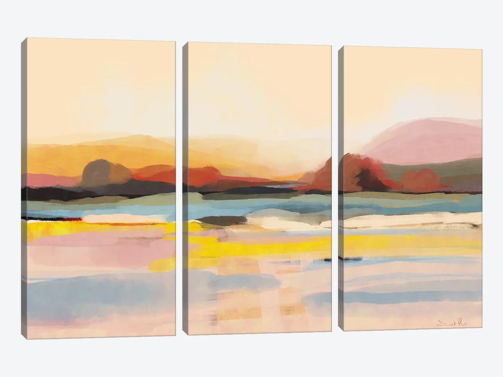 Country View by Dan Hobday 3-piece Canvas Artwork