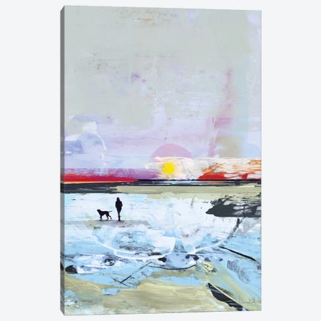 Beach Walk Canvas Print #HOB16} by Dan Hobday Canvas Art