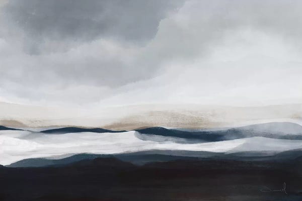 Serene Watercolors: Far Away by Dan Hobday