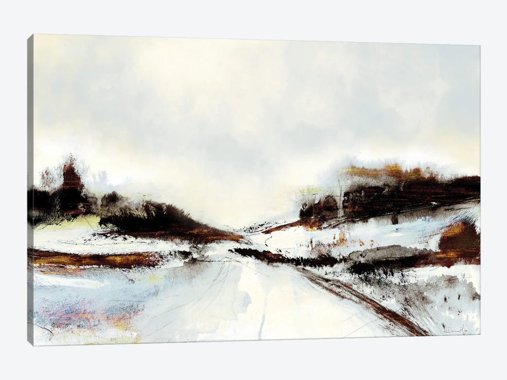 Winter Road by Dan Hobday 1-piece Canvas Print