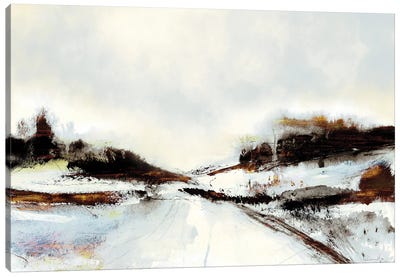 Winter Road Canvas Art Print - Dan Hobday