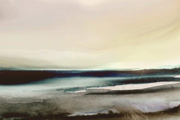 Serene Watercolors: DawnHorizon by Dan Hobday