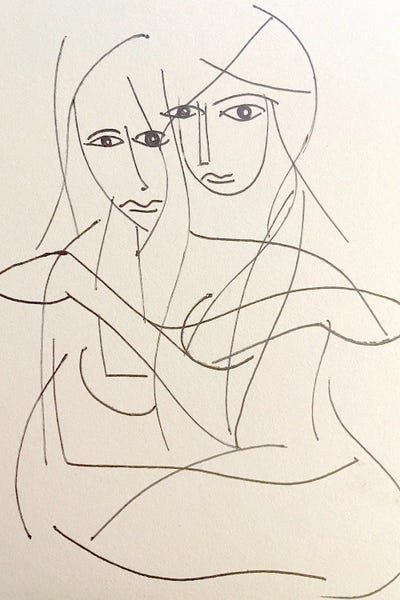 Romantic Bedroom (Couples): Embrace by Dan Hobday