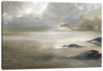 Bay Breeze Canvas Art Print - Coastal & Ocean Abstract Art