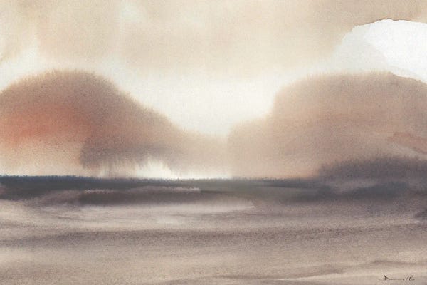 Serene Watercolors: Morning by Dan Hobday