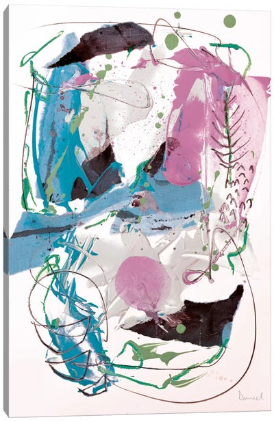 Abstract Meadow Canvas Art Print - Dan Hobday