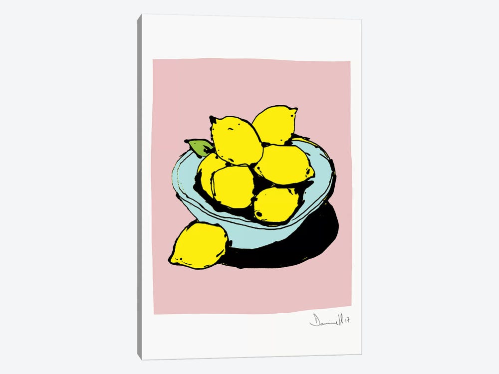 Lemons by Dan Hobday 1-piece Canvas Artwork