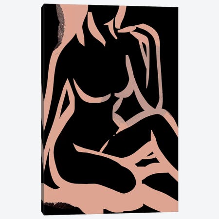 Nude II Canvas Print #HOB68} by Dan Hobday Canvas Art