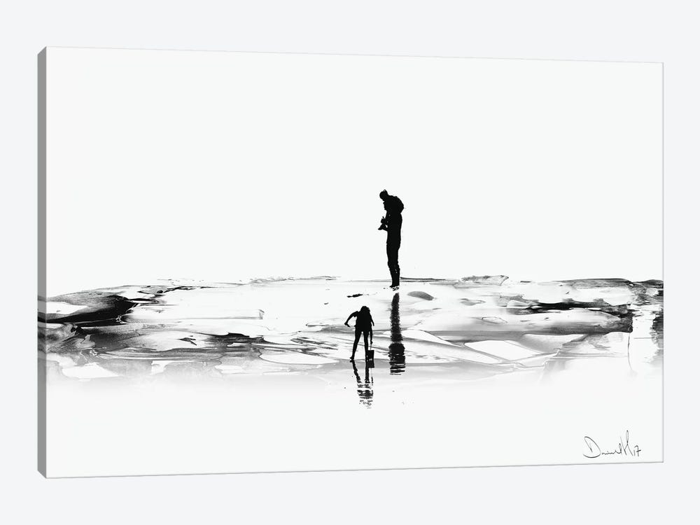 On The Beach by Dan Hobday 1-piece Canvas Print