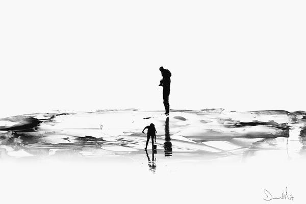 Moments Of Clarity: On The Beach by Dan Hobday