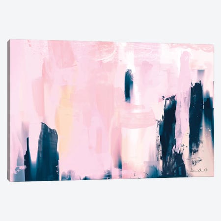 Pink Navy Canvas Print #HOB80} by Dan Hobday Canvas Art