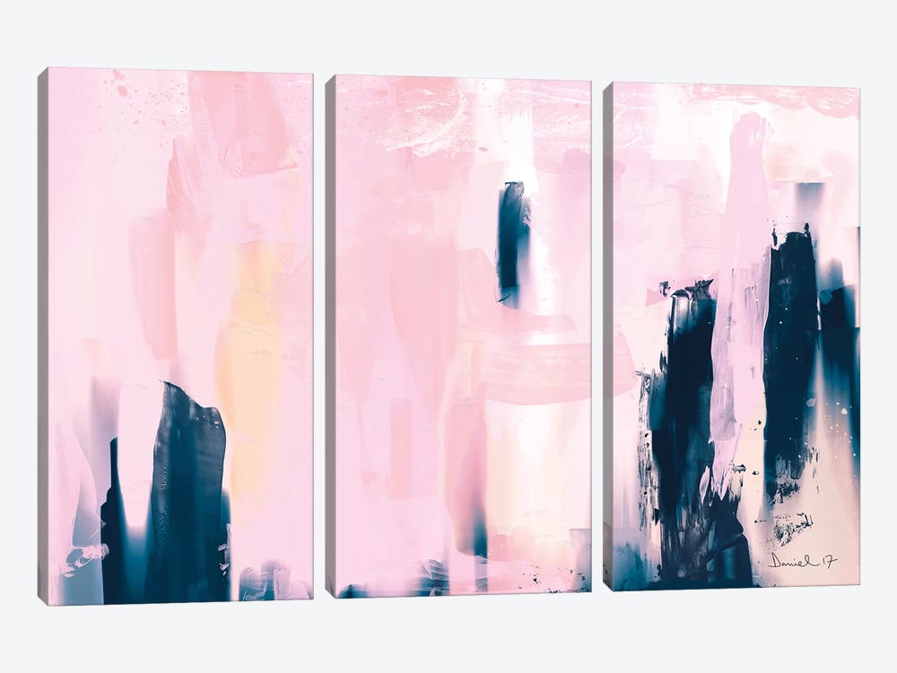 Pink Navy by Dan Hobday 3-piece Canvas Artwork