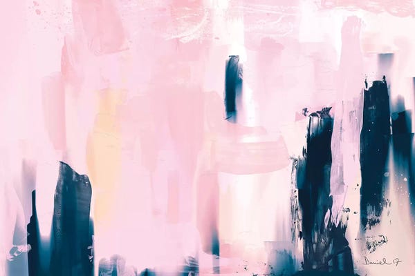 Dreamy Abstracts: Pink Navy by Dan Hobday