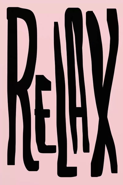 Minimalist Paintings: Relax by Dan Hobday