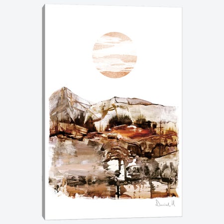 Sunset Mountain Canvas Print #HOB92} by Dan Hobday Canvas Art Print