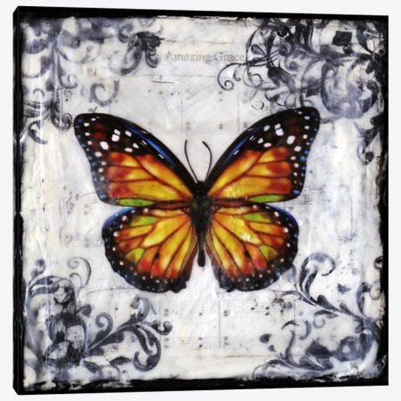 Flutter By 2 Canvas Print #HOD106} by Heather Offord Canvas Art