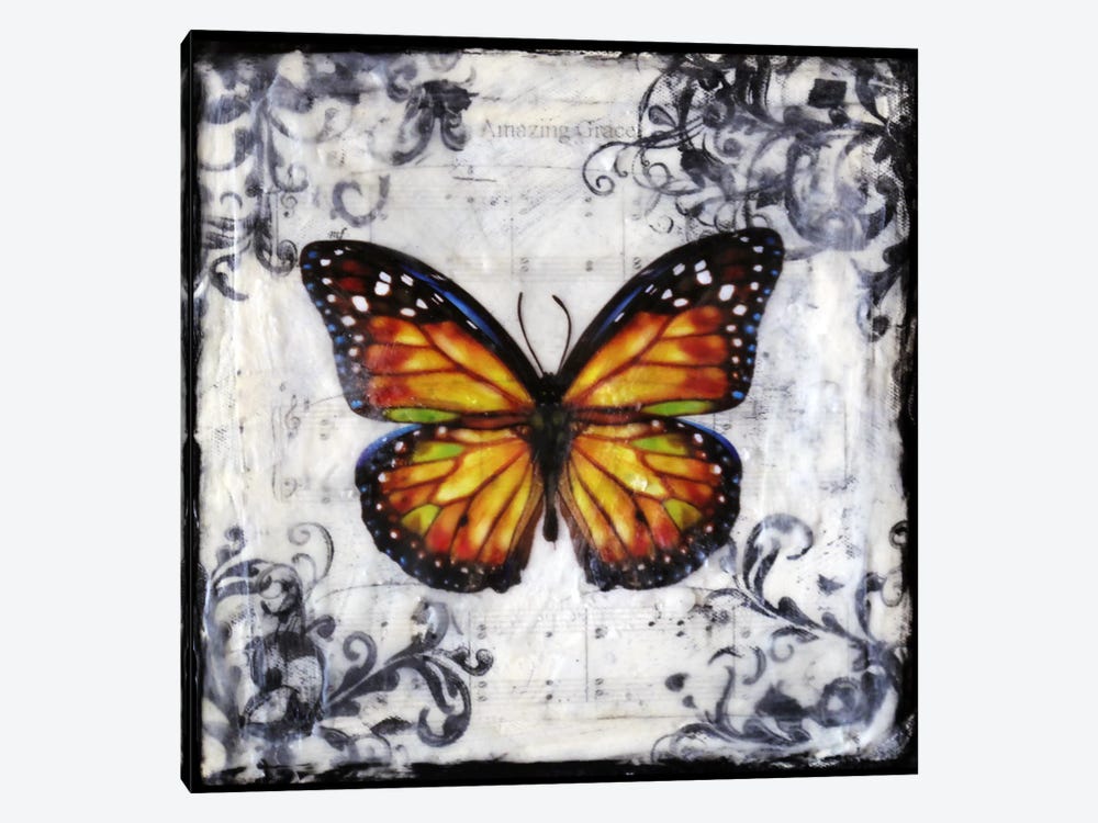 Flutter By 2 by Heather Offord 1-piece Canvas Artwork