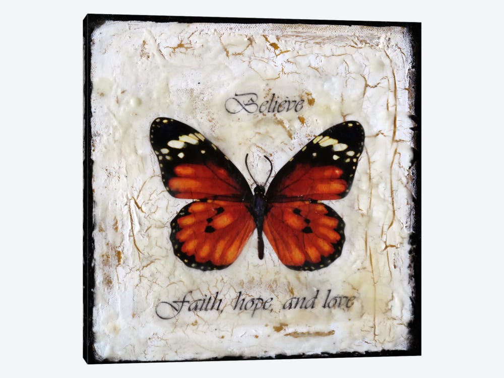 Flutter By 5 by Heather Offord 1-piece Canvas Print
