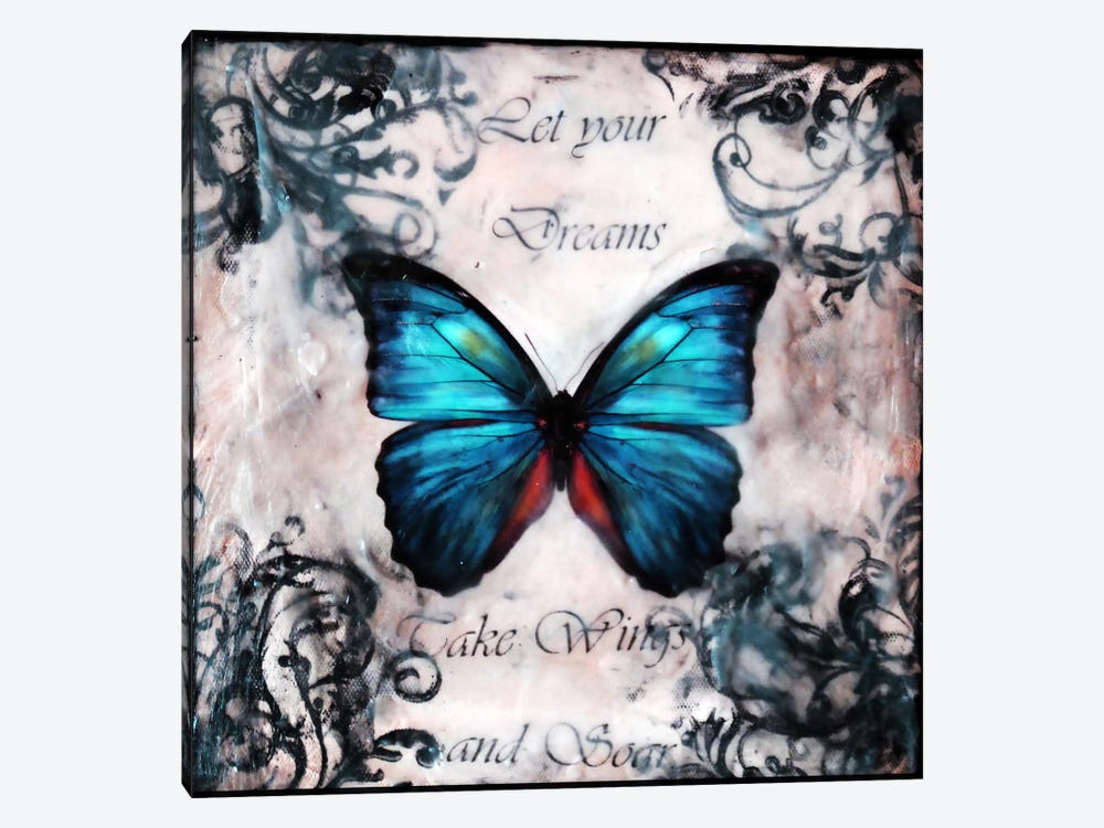 Flutter By 14 by Heather Offord 1-piece Canvas Print