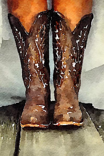 Western Décor: Married With My Boots On by Heather Offord