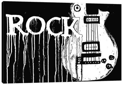 Rock Canvas Art Print - Guitars