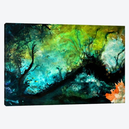 The Dive Canvas Print #HOD268} by Heather Offord Canvas Wall Art