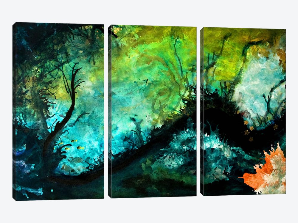 The Dive by Heather Offord 3-piece Canvas Artwork