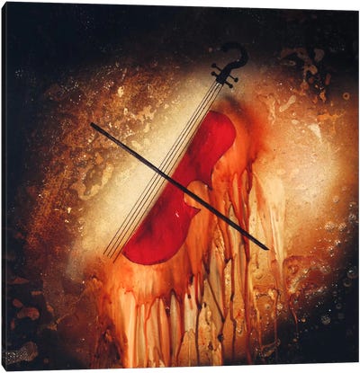 Violin Canvas Art Print - Classical Music Art