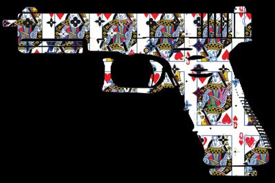 Lady Killer II by Heather Offord canvas print