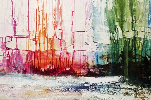 Abstract Expressionism: City On The Lake by Heather Offord