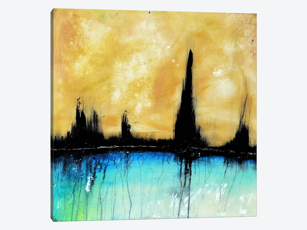 City On The Bay by Heather Offord 1-piece Canvas Artwork