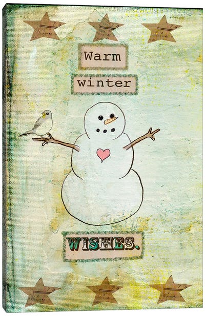 Warm Winter Wishes Canvas Art Print - Tammy Kushnir