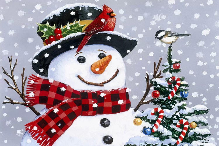 Snowman by William Vanderdasson wall art