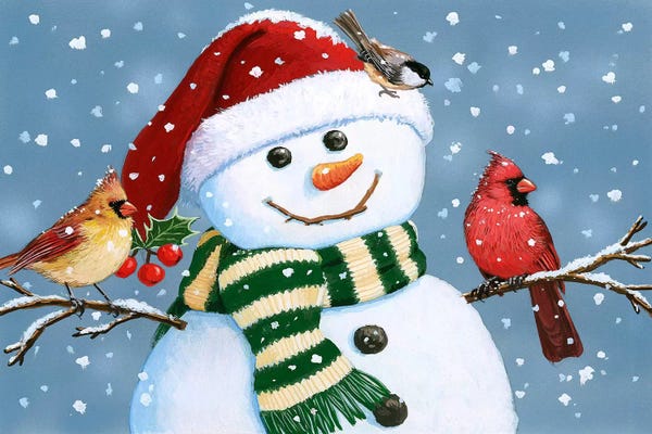 William Vanderdasson: Santa Snowman by William Vanderdasson
