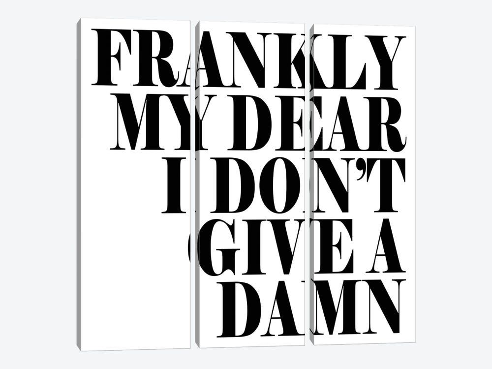 Frankly My Dear… by Honeymoon Hotel 3-piece Art Print