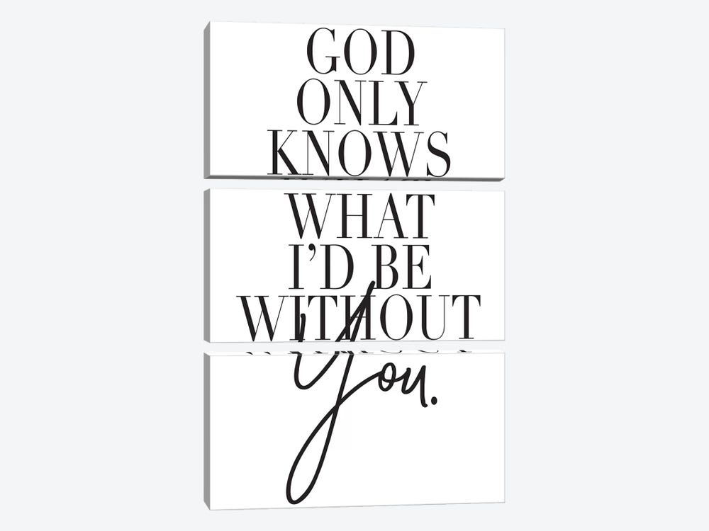 God Only Knows… by Honeymoon Hotel 3-piece Canvas Artwork