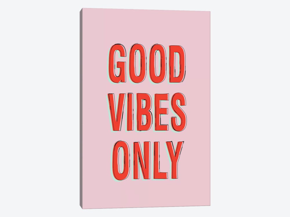 Good Vibes Only by Honeymoon Hotel 1-piece Canvas Artwork