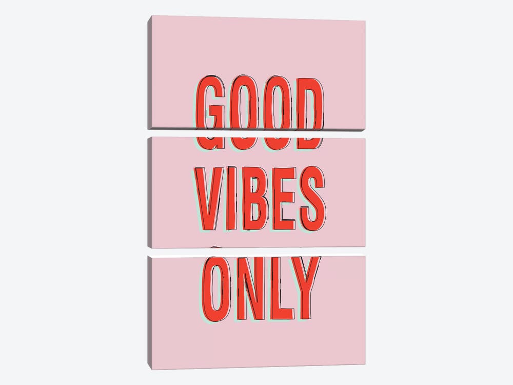 Good Vibes Only by Honeymoon Hotel 3-piece Canvas Art