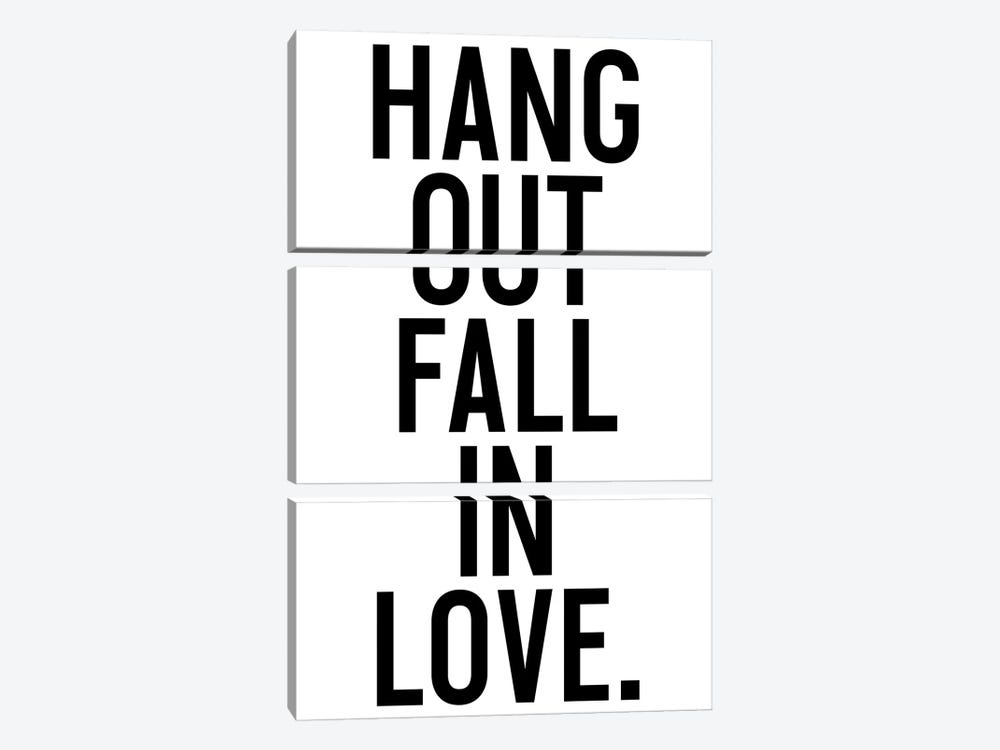 Hang Out Fall In Love by Honeymoon Hotel 3-piece Canvas Print